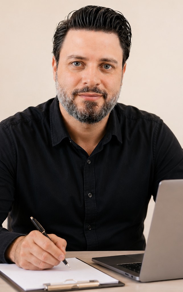 Douglas Miranda, psicólogo e neuropsicólogo, durante um atendimento online